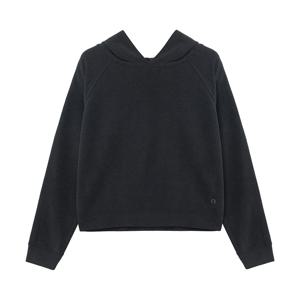 W 파구스 모달 후드 티셔츠 Dark Gray