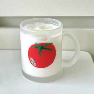 빈티지 손잡이 유리컵 아메리카노 플랫화이트 아인슈페너 커플 냉커피 유리잔 330ml
