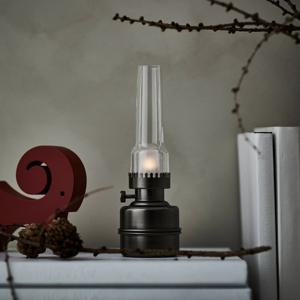 스트롤라 LED장식조명 단스탠드 유리/다크그레이 19cm (배터리식)