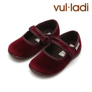 (대전신세계)[VULLADI]불라디 벨벳 여아구두 벨벳메리제인 1800 와인 VU1800J3RW by 트래드후스