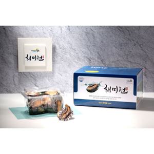 (광주신세계)완도활전복 특대 7-8미 1.5kg(11 12마리) 보자기선물포장(제철해초포장,손질솔 증정)