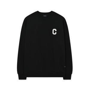 커버낫 C 로고 맨투맨 블랙 CO2601CR01BK