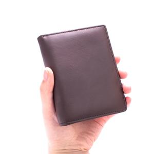 남성용 정품 지갑, 빈티지 슬림 세로 디자인, ID 카드, 신용 카드, 현금 및 동전 보관에 적합합니다. 추수감사절 및 크리스마스 선물로 완벽합니다.