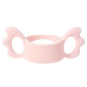 이름 각인 맞춤형 실리콘 젖병 손잡이, 나비 날개 镂空 미끄럼 방지 그립, 범용 젖병 홀더, 맞춤형 베이비 샤워 선물, 젖병 손잡이 단품, 젖병 미포함