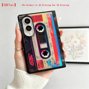 휴대폰 케이스 - 2D 플랫 컬러 그랑지 카세트 케이스, 삼성 갤럭시 Z 폴드 8 폴드8 폰 커버에 적합