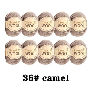 10개입 메리노 울 얀 1팩, 1팩 500G, 길이: 약 100M (109야드)당 50G, 290 중간-굵은 모직, 손 염색 뜨개질 스웨터, 스카프, 모자 및 따뜻한 의류 재료 - 멀티컬러 그라데이션, 질감, 두꺼운 혼방, 두꺼운 얀, 카멜 헤어