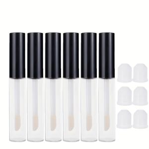 6개입 10ml 빈 립글로스 튜브 플라스틱 리필용 병 액상 립스틱 용기 립글로스 병