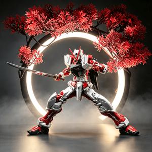 1/144 스케일 레드 메카 조립 모델, 관절식 배틀 로봇 피규어, DIY 조립 모델 키트, 탁상용 진열장식품, 모델 애호가를 위한 수집용 선물