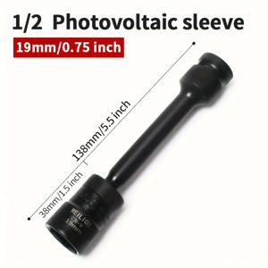1/2인치 렌치 소켓 12.5mm 소켓 범용 소켓 설치 도구 범용 엘보 다용도 코너 스크루드라이버 헤드 확장 소켓 헤드 CR-MO - 몰리브데넘 육각 너트 스크루드라이버 헤드