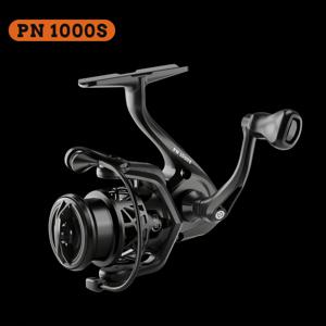 HAUT TON 초경량 카본 파이버 낚시 스피닝 릴, 5+1 스무스 볼 베어링, 1000 시리즈 115G, 스크류인 쉐이커, 메탈 스풀, 담수 및 바닷물 낚시 모두에 적합 - 낚시꾼을 위한 완벽한 선물