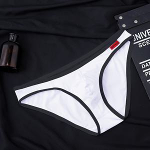 남성용 속옷 신상, 속건성 아이스 섬유 패브릭 패션 삼각 브리프, 섹시 비키니 남성용, 간편한 단색