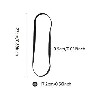 LP 턴테이블용 대형 레코드 플레이어 벨트, 접힌 길이 270mm, Φ172mm, 너비 5mm, 두께 0.6mm, 축음기 벨트, 레코드 플레이어 벨트, 턴테이블 평면 구동벨트, LP 레코드 플레이어 고무 구동벨트
