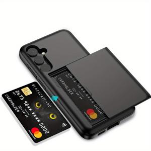 폰 케이스 - 삼성 A16 A55 5G 케이스 지갑 커버, 카드 홀더 듀얼 레이어 쉘, 갤럭시 A55 A16 5G Coque