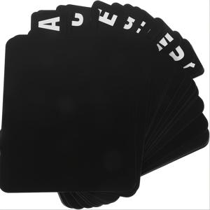 26개 비닐 레코드 칸막이 A~Z 블랙 비닐 레코드 보관 칸막이 키트 레코드 홀더 정리 가이드 알파벳 순 비닐 레코드 칸막이 앨범 crate 도서관