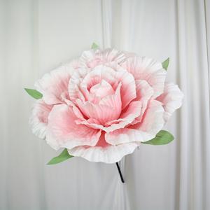 50cm 염색 플란넬 장미 인조 꽃, 가정 및 정원 장식용, 결혼식, 발렌타인데이, 대규모 행사 및 무대 세팅을 위한 축제 분위기 조성에 적합