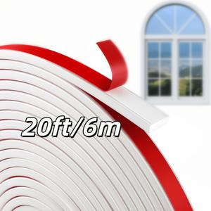 20ft 창문 유리창 격자망 그릴 인서트 메쉬 키트 – 자체 접착식 창문 트림 몰딩 및 벽 장식 스트립 – 창문 및 문 프레임용 유연한 트림 장식용 메쉬 인서트 – 가정 장식용