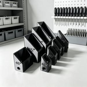 9개 (15X15-60X60mm) 불규칙한 모양의 튜브용 템플릿, 절단에 적합한 9가지 사이즈로 제공. 멀티 사이즈 사각 튜브용 각도 위치 템플릿, 절단 보조 장치 및 목공 프로젝트도 포함됩니다.