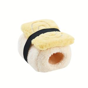 1개 햄스터 & 소동물 침대 - 햄스터 서식지, 침구용, 따뜻한 겨울용 두꺼운 침대, 내구성 있는 부드러운 케이지 액세서리, 햄스터 케어를 위한 아늑한 둥지