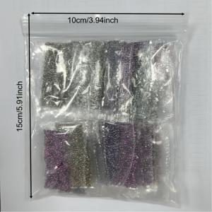 비즈 액세서리 키트, 약 2mm 반투명 쌀알 비즈 유리 씨앗 비즈, 풀 세트 25가지 색상/125G, 약 12500개, 십자수 의류 자수 테두리 장식, 수제 팔찌, 목걸이, 발찌, 헤어 장식 제작에 적합