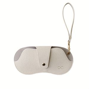 1개 패셔너블 안경 케이스, 3가지 색상, 휴대용, 분리형 구조, 튼튼한 내구성, 데일리 안경 보관에 편리