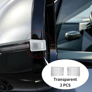 Rearview Mirror Light-Boosting Diffuser , 블루라이트 시각 성능 최적화, BYD 3 호환, 손상 없는 접착식 외부 장식 액세서리