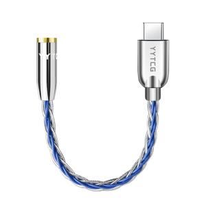 YYTCG USB C - 3.5mm 암 이어폰 어댑터, DAC CX31993 디지털 디코딩 헤드폰 앰프 어댑터 Type C - 3.5mm 암 Aux 오디오 케이블 코드 (다양한 Type C 장치용)