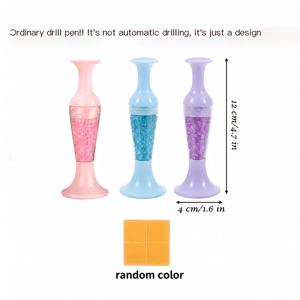 3개입 2D 도트 페인팅 펜, 멀티 컬러 도트 도구, 수제 제품, 네일 아트, 꽃병용 스티커, 스팽글 제작, 다재다능한 예술 창작 도구, 공예 애호가에게 적합