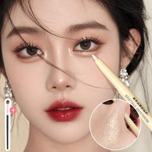애교살펜슬 반짝눈물라이너 얼굴하이라이트 젤아이라이너 하이라이터 애교살 펜 하이라이트스틱 스틱형 와잠필 진주광 하이라이터 아이라이너
