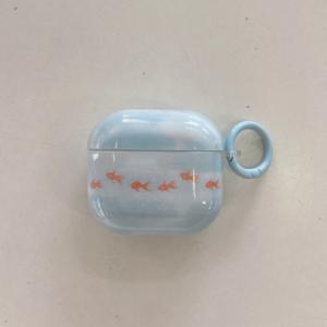 여름철 상쾌한 스타일, 다양한 작은 금붕어 장식, Airpods 케이스 (1/2/3/4/Pro 모델)