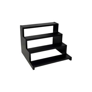 1 Wooden 4단 다용도 수납 랙 | 욕실, 침실, 주방, 드레스룸, 사무실, 서재, 거실, 기숙사를 위한 향수 및 화장품 정리함 - 공간 절약형, 크리스마스 선물 및 집들이 선물로 이상적