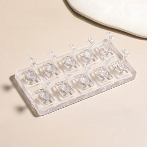 초보자 연습용 자석 고양이 눈 젤, 비자석 아크릴 체스 말, 투명 네일 팁, 프레스온 네일, 네일 디스플레이 도구 도매