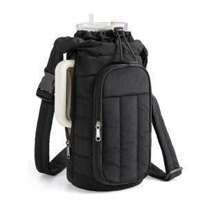아웃도어 물병 가방, 여성용 크로스바디 컵 파우치, 18-36Oz 휴대용 물병에 적합, 숄더 스트랩 포함, 휴대폰 파우치가 있는 피트니스 액세서리, 여성용 숄더백 지갑, 여행용 컵 슬리브