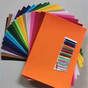 20가지 색상 20cm X 30cm 펠트, 바늘, 21색 실 세트, 수공예 및 재봉용 부드럽고 선명한 부직포 펠트 원단