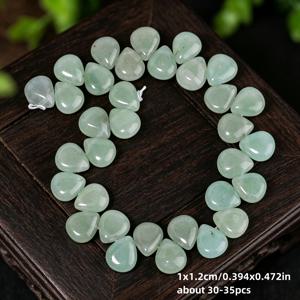 10X12mm 천연석 그린 아벤투린 눈물방울 모양 루스 스페이싱 비즈, 주얼리 제작, 유니크 팔찌, 목걸이, 귀걸이, 수공예 및 여성 선물용