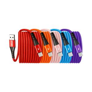 Ktgiid USB-USB C 케이블 고속 충전, USB A-USB C 코드 [5개 팩, 3.3/6.6/9.9FT] | 업그레이드된 초고강도 브레이드 USB-타입-C 케이블, 아이폰 17 16 15 Pro Max, 삼성 갤럭시 S26 S10 등과 호환