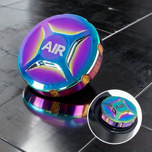 1개 CNC 알루미늄 합금 자전거 프론트 포크 에어 챔버 캡 - 외부 길이 34.8mm, 나사 구멍 7mm, 산악/로드 바이크 호환 - 사이클링을 사랑하는 남자친구를 위한 완벽한 선물