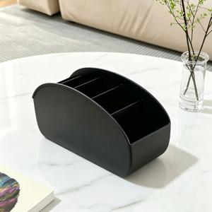 다중 구획 리모컨 정리함, 다기능 데스크탑 정리함, TV 리모컨, 문구류, 안경, 화장품, 소품 보관에 적합, 공간 절약형 침대 옆 테이블 정리함, 가정 및 사무실용 범용, 창의적이고 실용적인 가정용 수납 박스