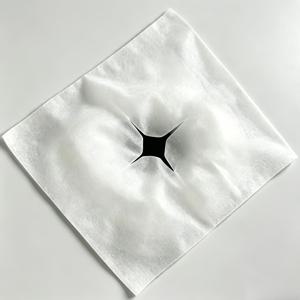 198개 미용실 일회용 구멍 타월, 부직포 마사지 대기 머리 받침 베개 패드, 단면쪽으로 내려놓는 베개 타월, 마사지 십자형 구멍 엎드려서 사용하는 타월