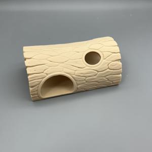 3D 프린팅 나무 속이 빈 쉼터 어항 장식품, 수족관 장식 아이템, 장식, 정교한 장인 정신, 수족관 액세서리, 다양한 소형 파충류 탱크에 적합, 크리스마스, 할로윈