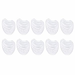 10개 세트 - 범용 투명 젤 깔창, 편안한 신발 패드, 야외 활동, 하이킹, 댄스, 스포츠, 발 패드, 여성용 젤 깔창, 뒤꿈치 패드, 운동화 패드, 고품질 , 쿠션 깔창에 적합