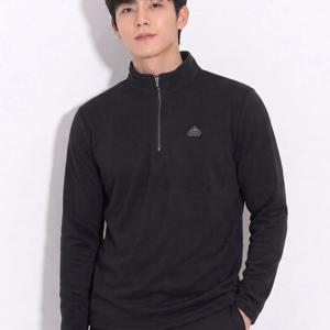 남성 따뜻한 겨울 기모 긴팔 집업 티셔츠 만능 작업복/출근복/일상복 쏘핫(SY23LT077M)