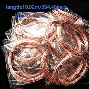 3롤, 주얼리 및 수공예에 적합 - 10.02M X 1Mm, 고온 및 부식 방지, 팔찌, 시계 및 주얼리 제작에 매우 적합, 수공예 필수 재료, 고온 금속 와이어 BHL1931