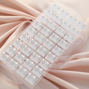 36쌍 팩 모조 진주 스터드 귀걸이 세트, 패션 간편 올매치 스몰 앤 라지 화이트 모조 진주, 간편 올매치 출퇴근 귀걸이 세트