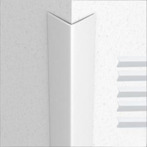 5개입 부드러운 코너 보호대 벽면 트림, 화이트 블랙 그레이 색상 | 도어 프레임, 캐비닛, 테이블, 창문, 옷장 & 모든 가구를 위한 스크래치 방지 충격 흡수 범퍼 가드 | 충돌 방지 코너 쿠션, 자가 접착, 접착제 불필요