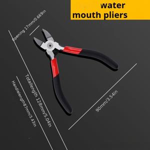 1개 산업용 크롬 바나듐 강철 와이어 커터 플라이어, 전기 기술자 전문 대각선 절단 니퍼, 초경질 얇은 블레이드 강철, 정밀 그립 핸들, 와이어 절단 도구 | 얇은 블레이드 커터 | 전문가용 도구