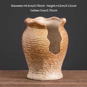창의적인 세라믹 화분, 다육식물 재배 전용, 분재 창의적인 조경에 완벽, 레트로 스타일, 도자기 깨진 작은 항아리, 실내외, 정원, 발코니 장식용 식물 재배 용기