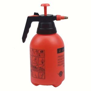 고압 에어 스프레이 병 1개 67.63oz, 휴대용, 조절식 노즐 및 압력 방출 밸브 포함, 플라스틱 제작, 잔디, 꽃, 가정 청소용