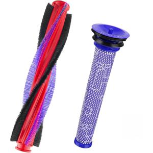 Dy V6 SV03 DC62 DC58 DC59 SV073용 교체용 브러시 헤드, 225mm 브러시 휠 필터 및 프리 필터 스크린 포함, Dy 진공청소기 호환