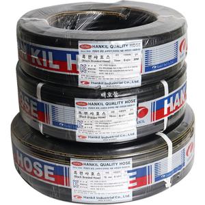 한길 흑색편사호스 16mm x 30M 물호스 이끼방지