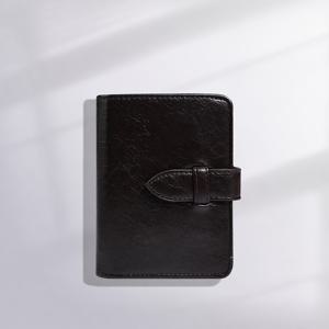 M5/A8 핸드헬드 지갑형 노트북, 15mm 고리 포함, 40매 120gsm 내지, 휴대용 루즈리프 저널, 여행 일기, 카드 정리 가방, 플래너 & 포켓 노트북